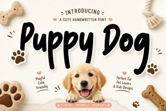 Puppy Dog Font